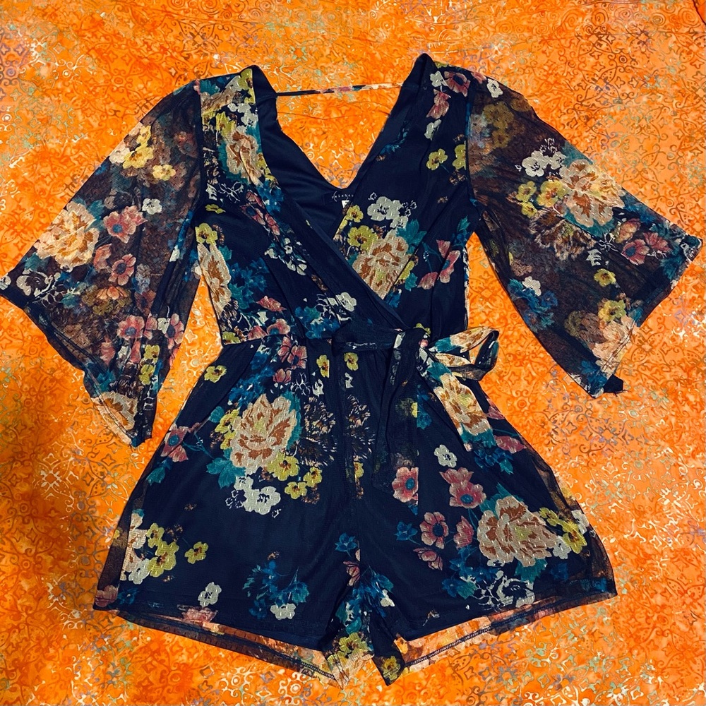 Floral Lace Romper